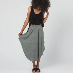 Striped asymmetrical skirt NWT